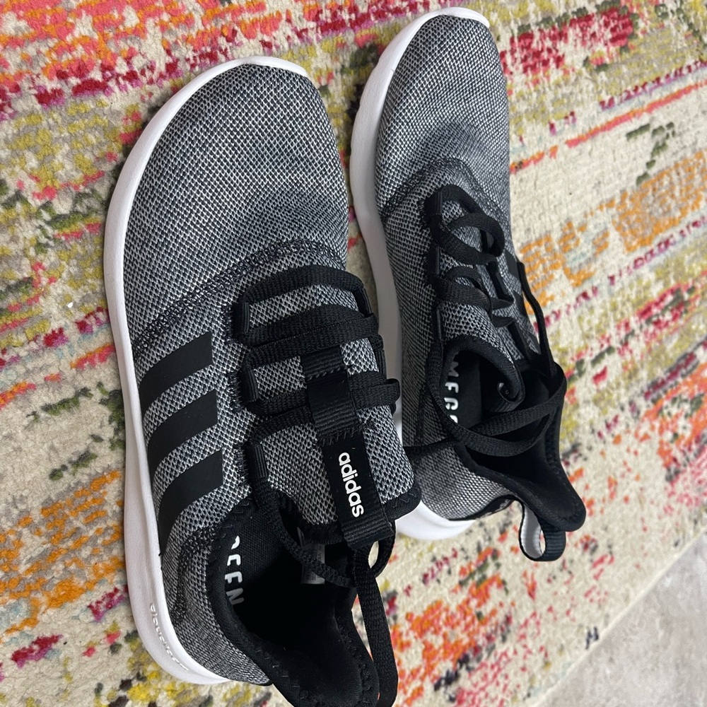 Adidas Black and Gray Sneakers
